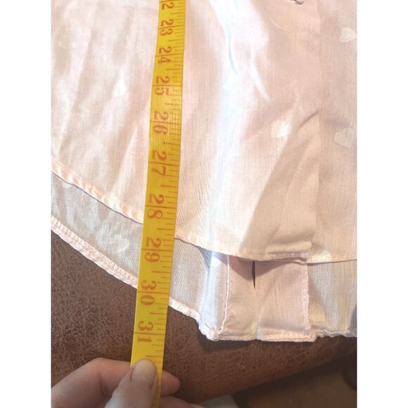 Vintage Hot Stuff‎ Pink Heart Button-Up Shirt Size Made In USA Cotton Blend 1XL - Picture 5 of 7